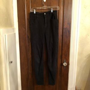 American Eagle highest rise jegging onyx black 6